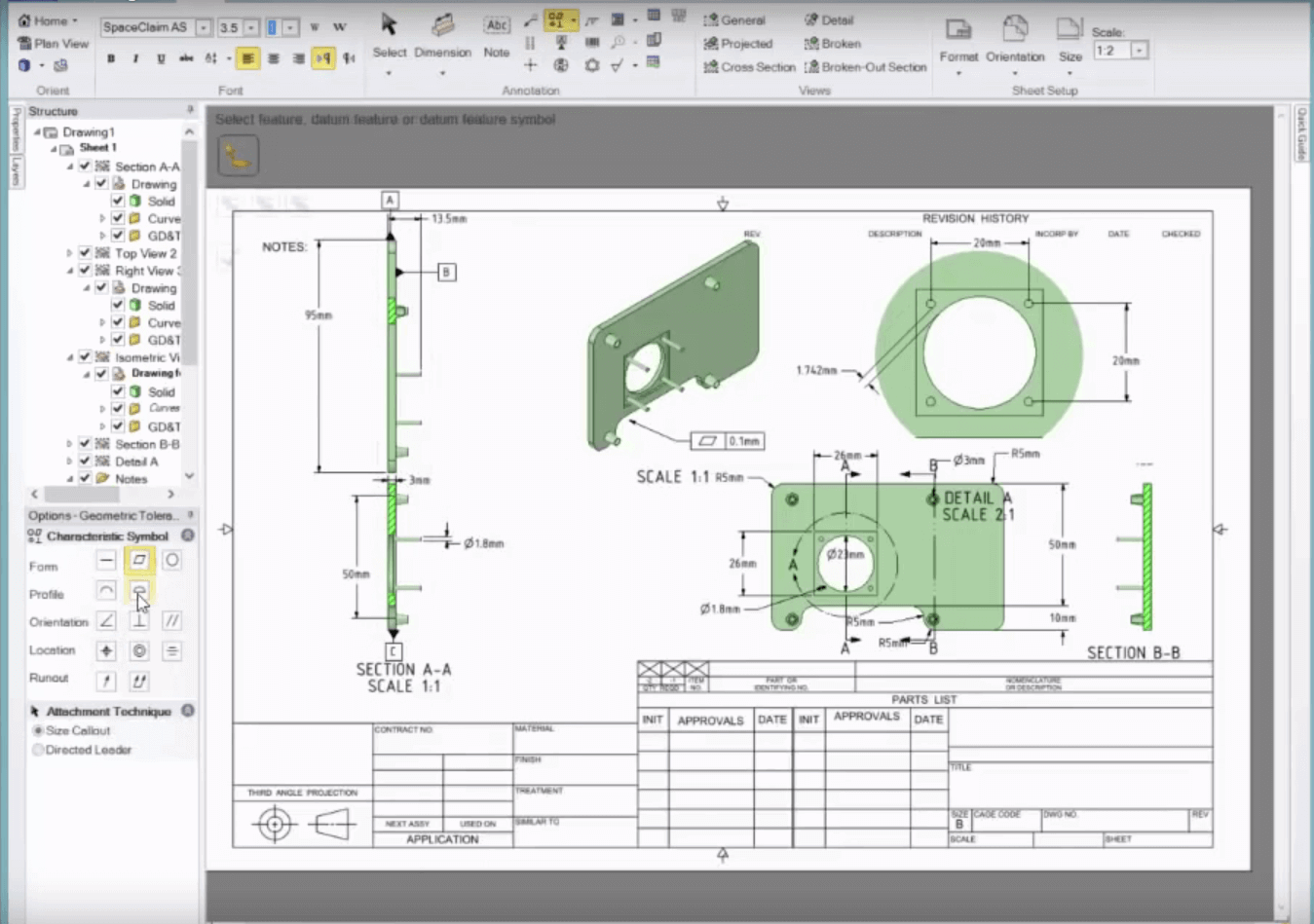 freecad 2d cad software