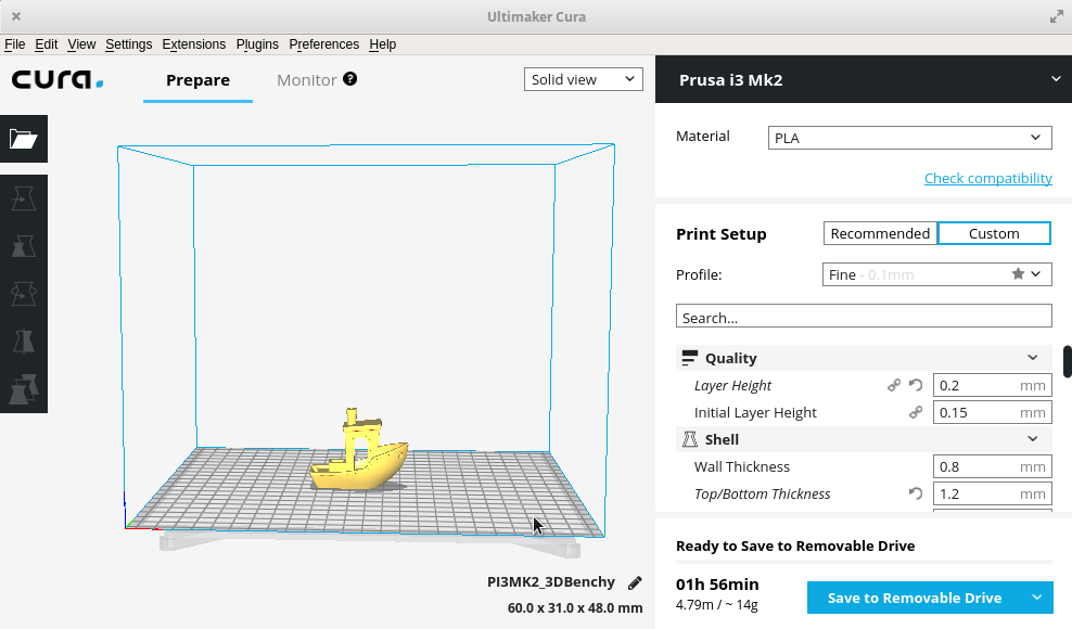 instal the new version for windows Cura 3D